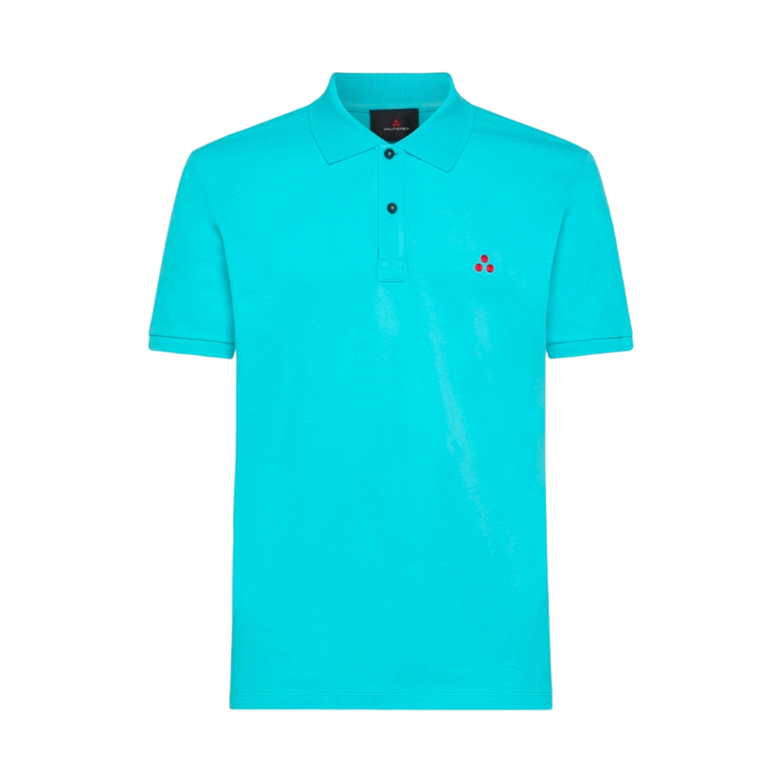 페트레이 샤이니 코튼 피케 폴로 셔츠 아쿠아마린(Peuterey Shiny Cotton Pique Polo Shirt Aquamarine)