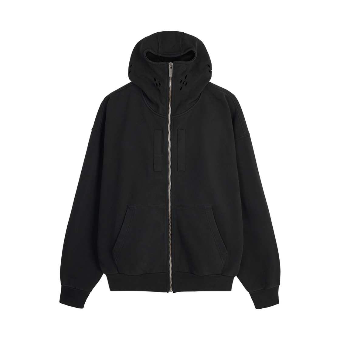 44 레이블 그룹 라이엇 집 후디 블랙 - 24FW(44 Label Group Ryot Zip Hoodie Black - 24FW)