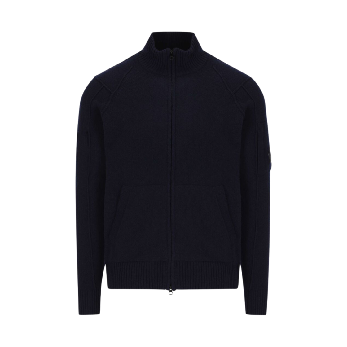 C.P. 컴퍼니 램스울 지퍼 점퍼 네이비 - 22FW(C.P. Company Lambswool Zipped Jumper Navy - 22FW) - 1