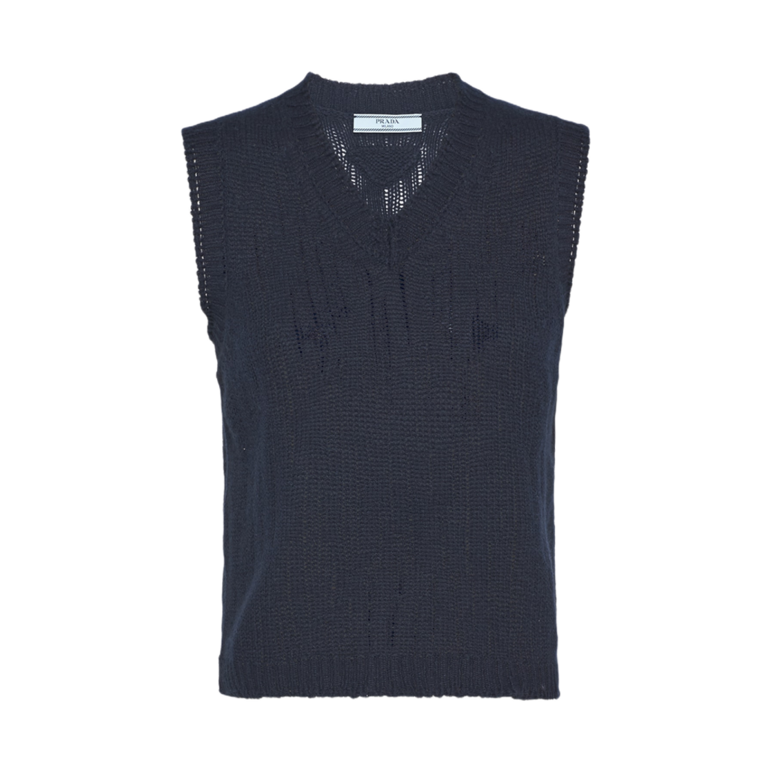 (W) 프라다 캐시미어 베스트 네이비((W) Prada Cashmere Vest Navy)