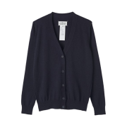 (W) Maison Margiela Back Stitch Cardigan Navy