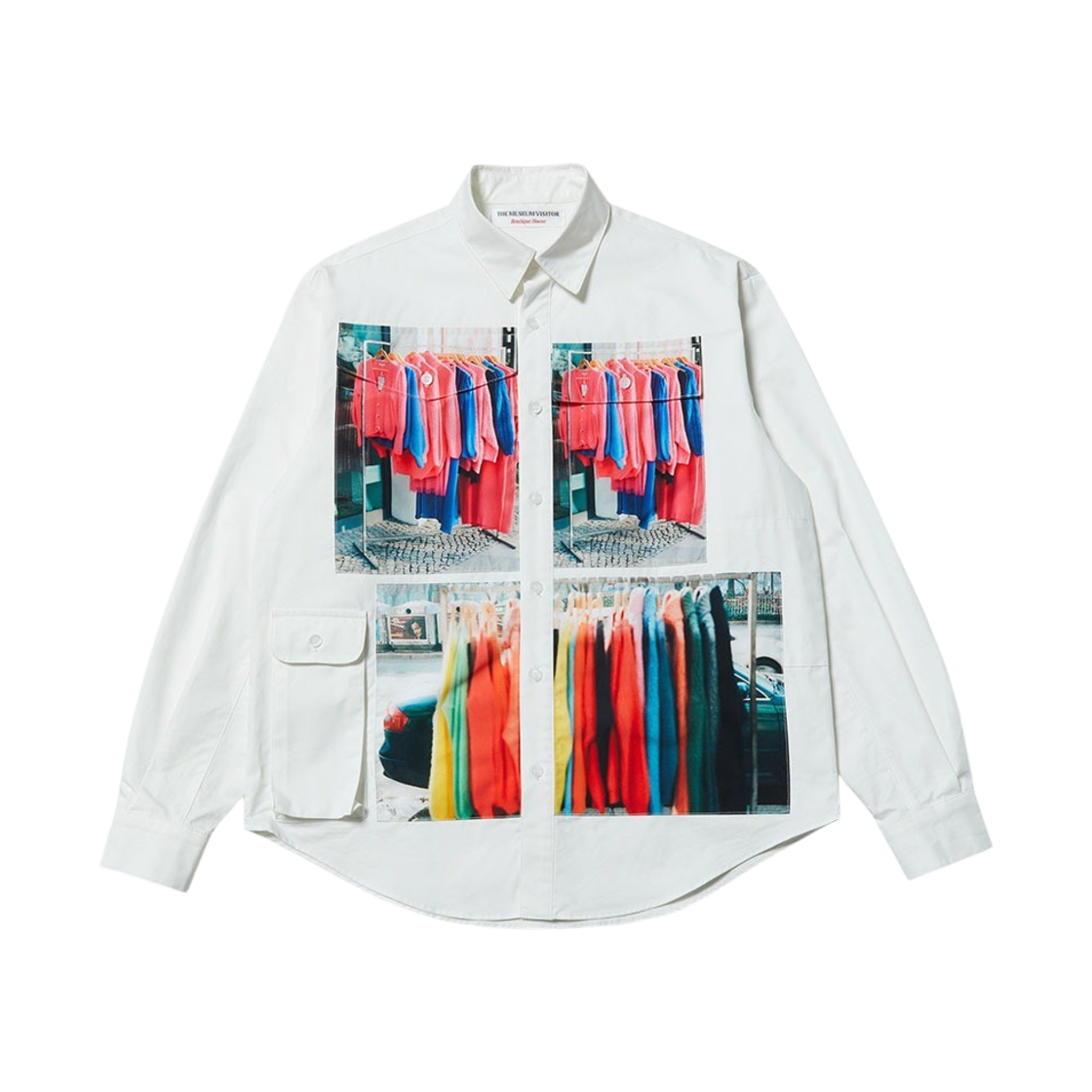 더뮤지엄비지터 2023 프린티드 멀티 포켓 셔츠 - 23PS