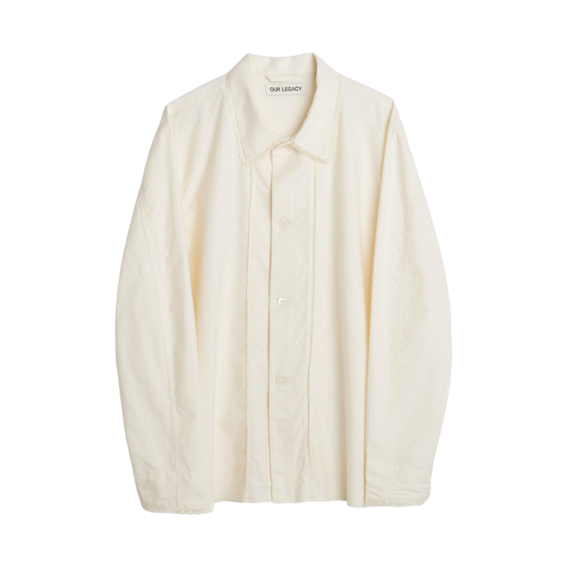 아워레가시 박스 셔츠 앤티크 화이트 옥스포드 레이스(Our Legacy Box Shirt Antique White Oxford Lace) - 1