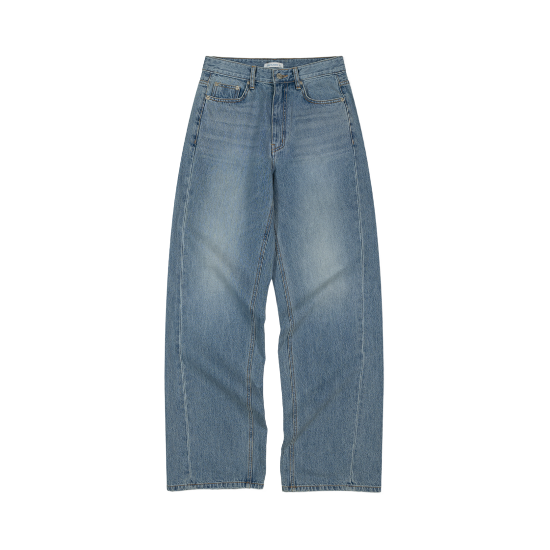 (W) 로우클래식 와이드 레그 진 라이트 블루((W) Low Classic Wide-Leg Jeans Light Blue)