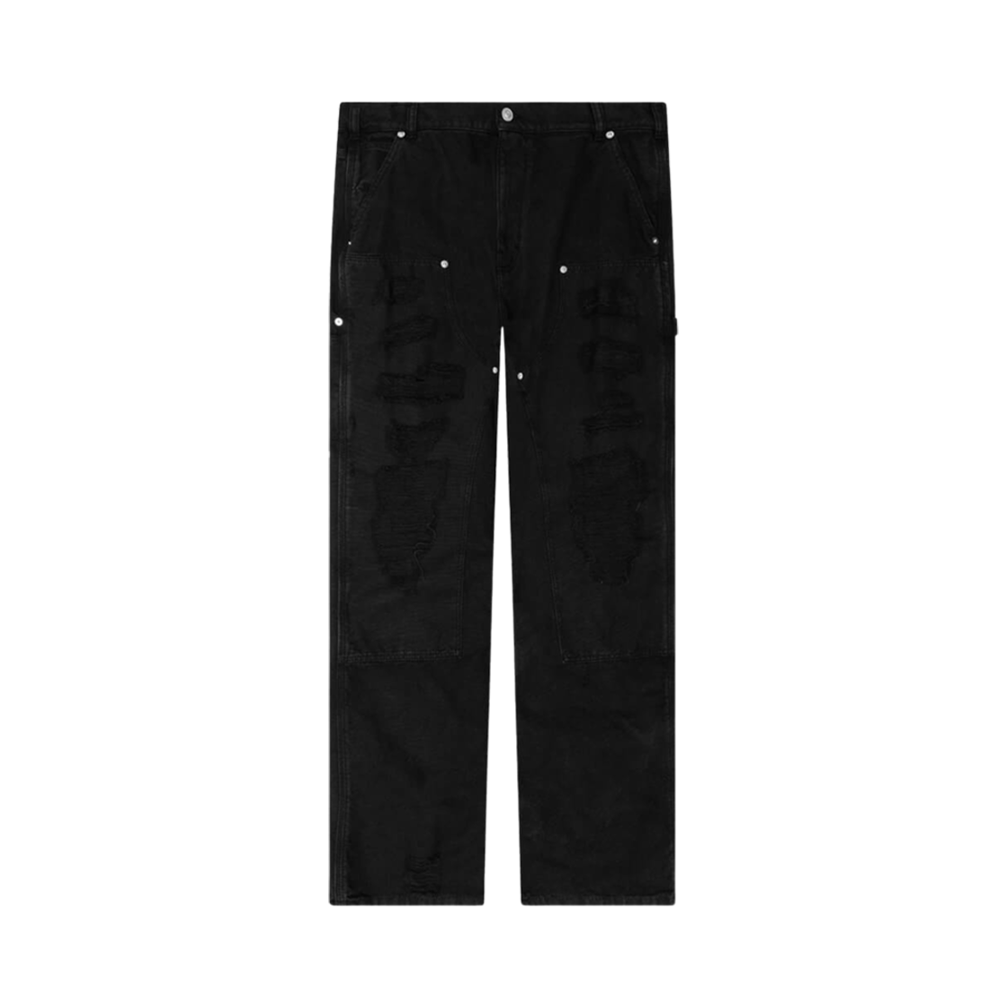 1017 알릭스 9SM 디스트로이드 카펜터 팬츠 워시드 블랙(1017 Alyx 9SM Destroyed Carpenter Pants Washed Black)