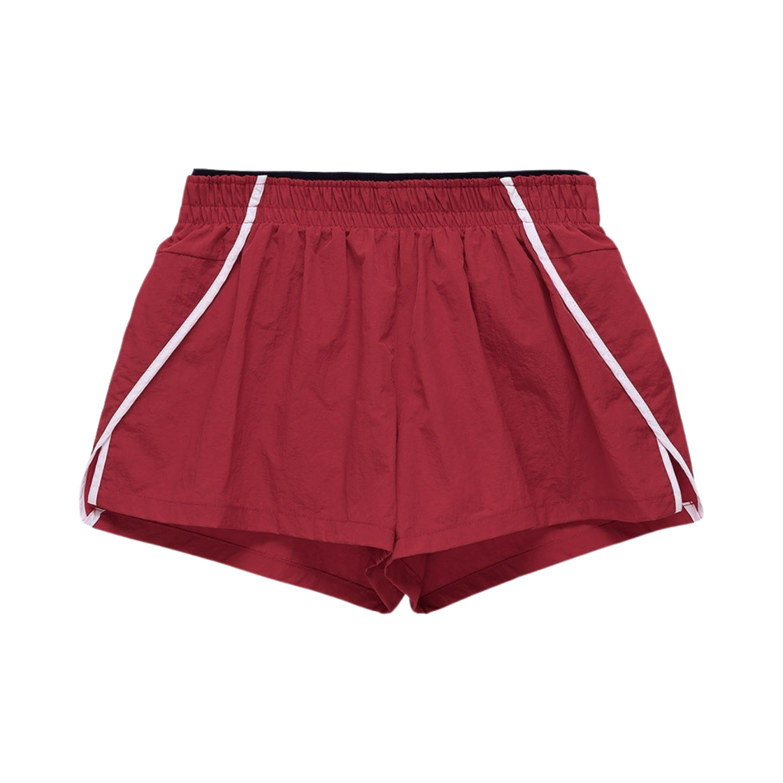MENASOO-01755 Menasoo Running Track Nylon Shorts Red