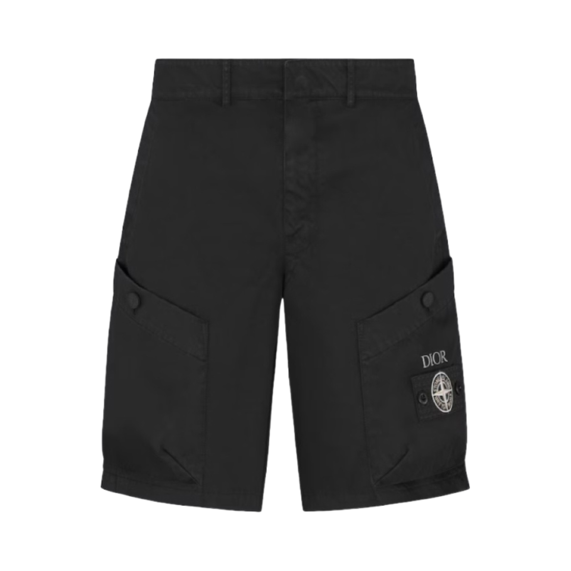 493C172A6144-C980 Dior x Stone Island Bermuda Shorts Black