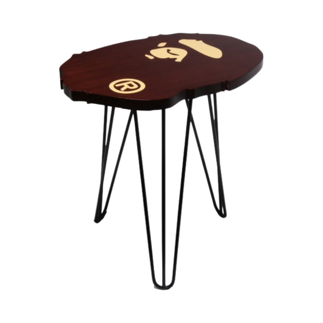 - BAPE Ape Head Side Table M Brown