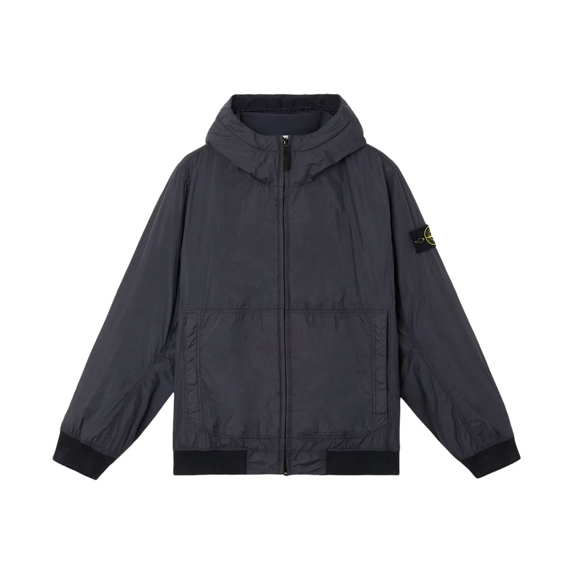 스톤 아일랜드 4100013 크링클 랩스 NY 리사이클 나일론 패딩 자켓 안티 드롭 앤 윈드 레지스턴스 잉크 블루 - 25FW(Stone Island 4100013 Crinkle Reps Ny Recycled Nylon Padded Jacket with Anti Drop and Wind Resistance Ink Blue - 25FW) - 1