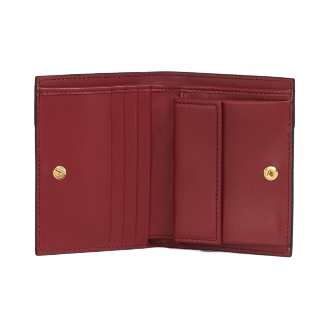마르니 사피아노 반지갑 골드 브라운 쿼츠 버건디(Marni Saffiano Bi-Fold Wallet Gold Brown Quartz Burgundy) - 2