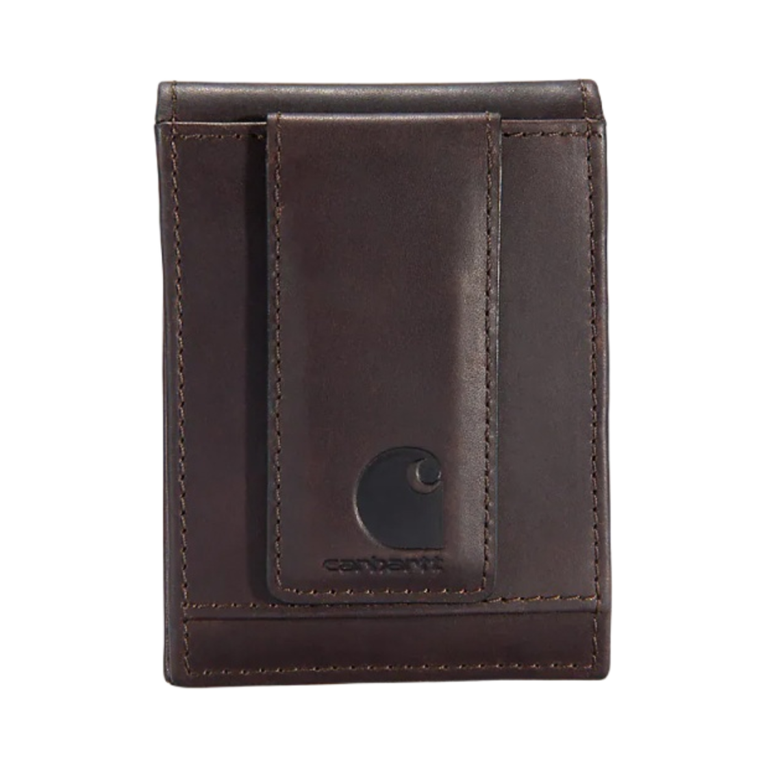 B0000221-20199 Carhartt Oil Tan Front Pocket Wallet Dark Brown