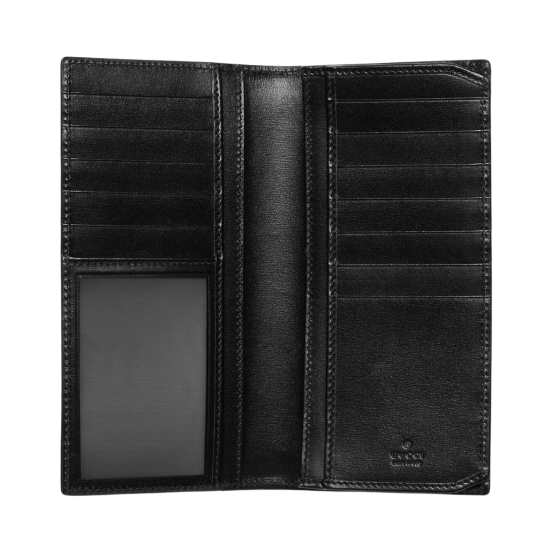 구찌 GG 마몽 레더 ID 장지갑 블랙(Gucci GG Marmont Leather ID Long Wallet Black) - 2