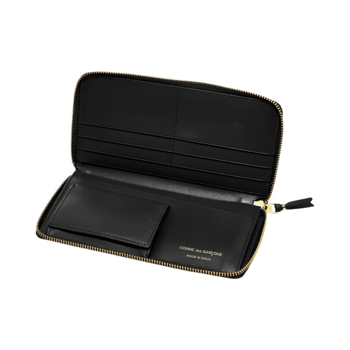 꼼데가르송 SA0110 클래식 라인 레더 지갑 블랙(Comme des Garcons SA0110 Classic Line Leather Wallet Black) - 2