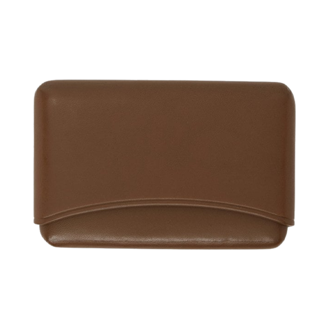 AC310-LL111-101 Lemaire Logo Molded Calfskin Card Holder Brown