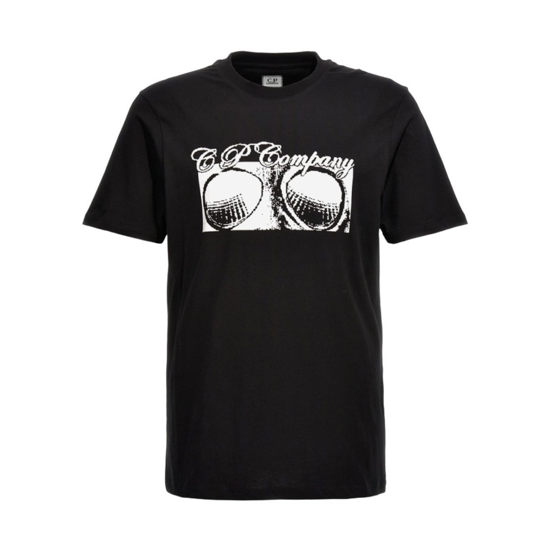 C.P. 컴퍼니 30/1 저지 고글 프린트 티셔츠 블랙 - 23SS(C.P. Company 30/1 Jersey Goggle Print T-Shirt Black - 23SS) - 1