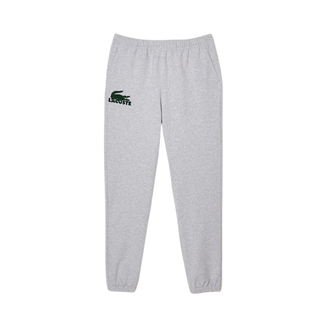 라코스테 코튼 플리스 실내용 조거 팬츠 그레이 신 그린(Lacoste Cotton Fleece Indoor Jogger Pants Grey Chine Green) - 1