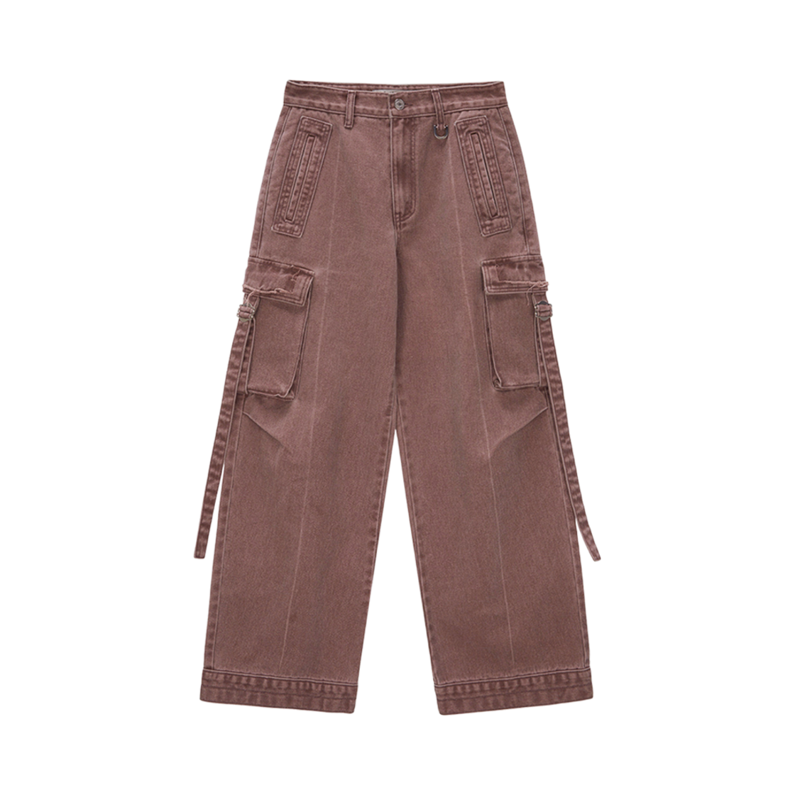 MK2411DN005M (W) Matin Kim Color Dying Cargo Pants Indian Pink