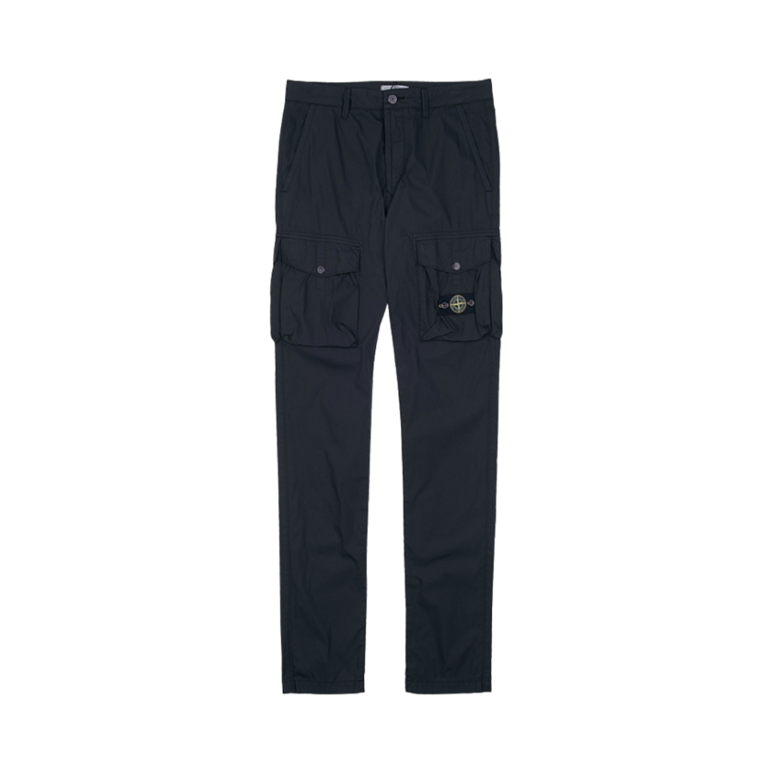 781630301-V1029 (Kids) Stone Island 30301 Wappen Logo Cargo Pants Black - 23SS