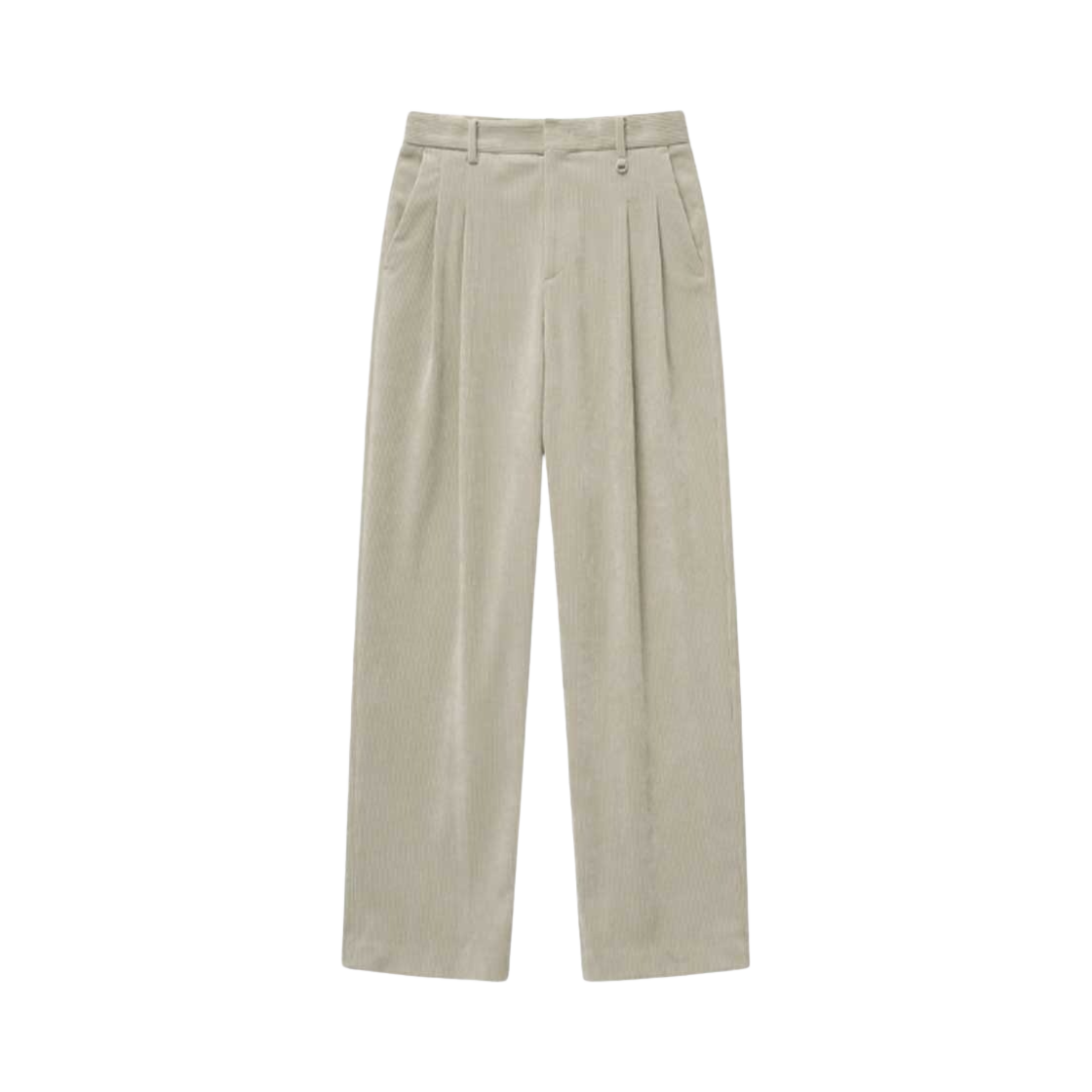 TNPA4F105IV TNGT Two Tuck Corduroy Wide Pants Ivory