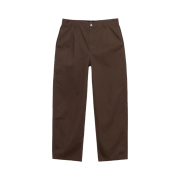 Stussy Twill Workgear Trousers Brown