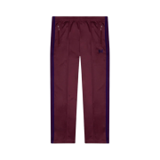 Needles Narrow Track Pants Poly Smooth Wine