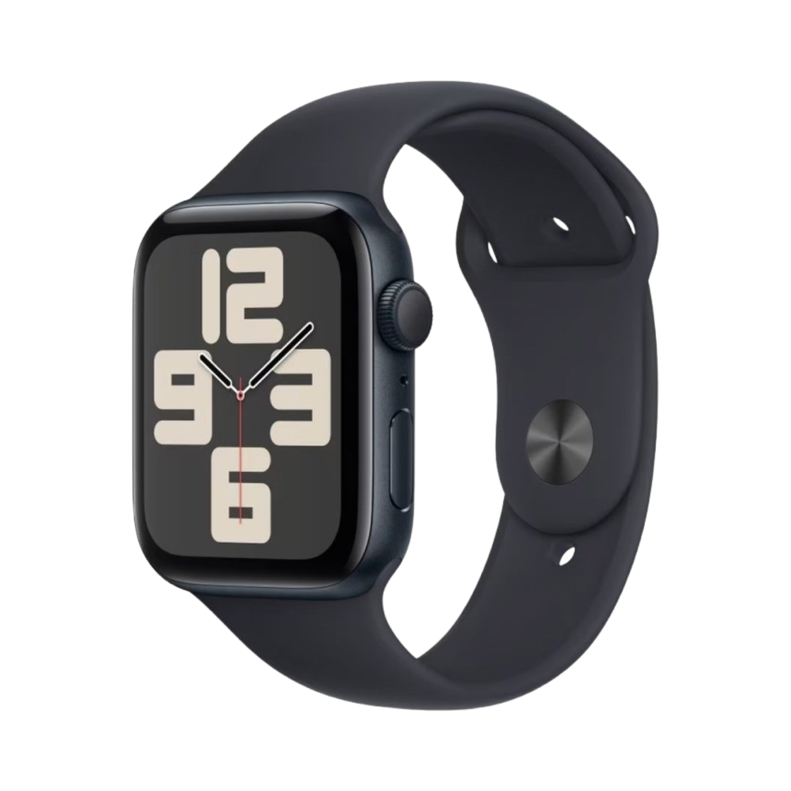 애플 워치 SE 2023 44mm GPS 미드나이트 알루미늄 케이스 스포츠 밴드 S/M 미드나이트 (국내 정식 발매 제품)