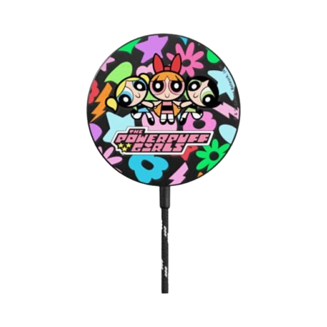 케이스티파이 x 파워퍼프걸 아이콘 마그네틱 무선 충전 패드 블랙(Casetify x The Powerpuff Icons Magnetic Wireless Charger Black) - 1