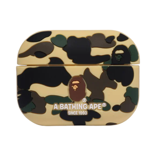 - BAPE 1st Camo AirPods Pro Case Yellow