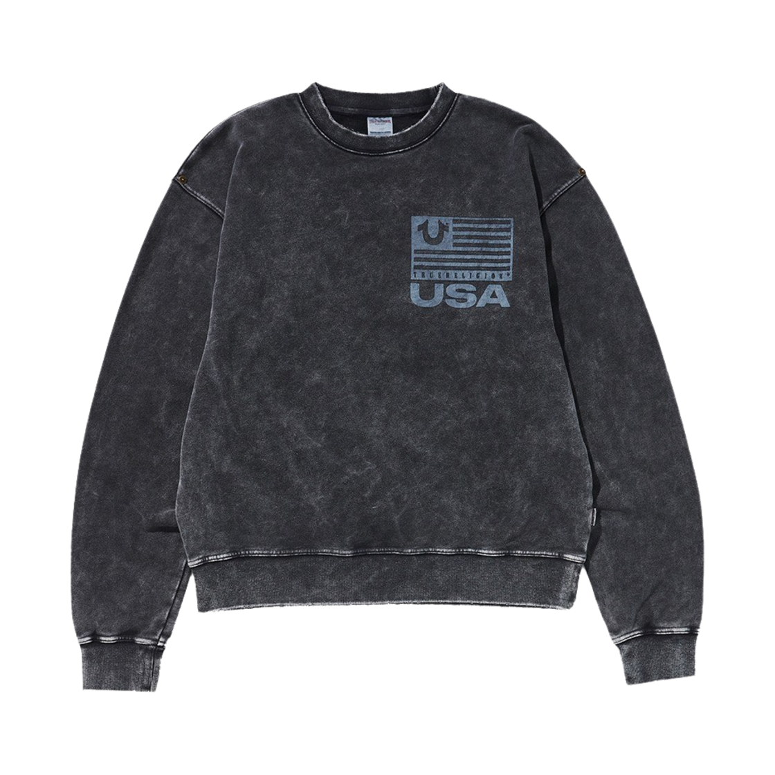 TR24SSCR01UBK True Religion Antismog Crewneck Black