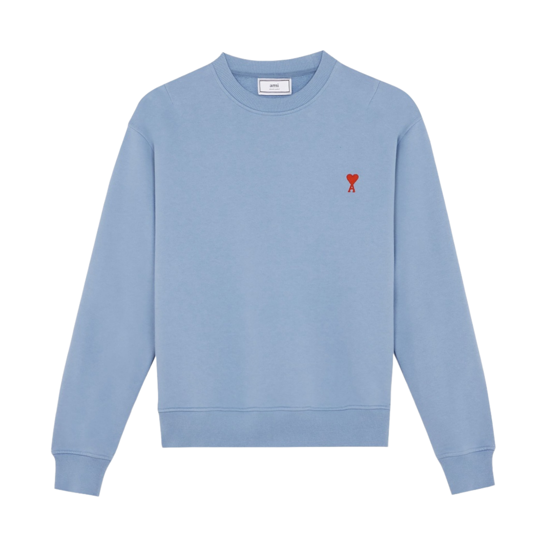 아미 스몰 하트 로고 스웨트셔츠 라이트 블루 블루 클레어 - 21SS(AMI de Coeur Sweatshirt Light Blue Bleu Clair - 21SS) - 1