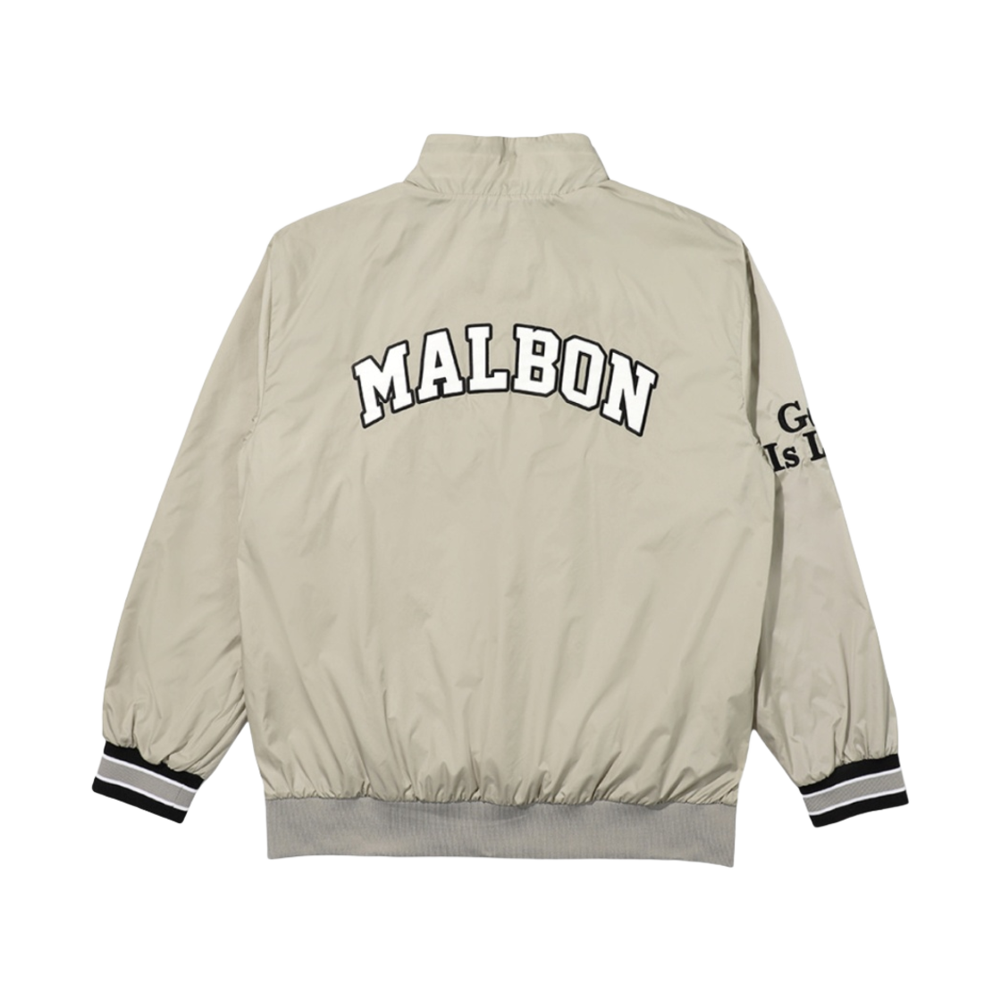 말본 골프 버킷 1/4 집 피스테 베이지(Malbon Golf Buckets 1/4 Zip Piste Beige) - 2