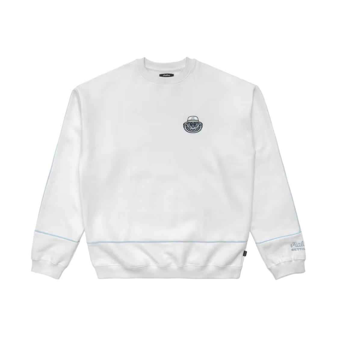 말본 골프 x 베티나르디 팻 캣 크루넥 화이트(Malbon Golf x Bettinardi Fat Cat Crewneck White) - 1