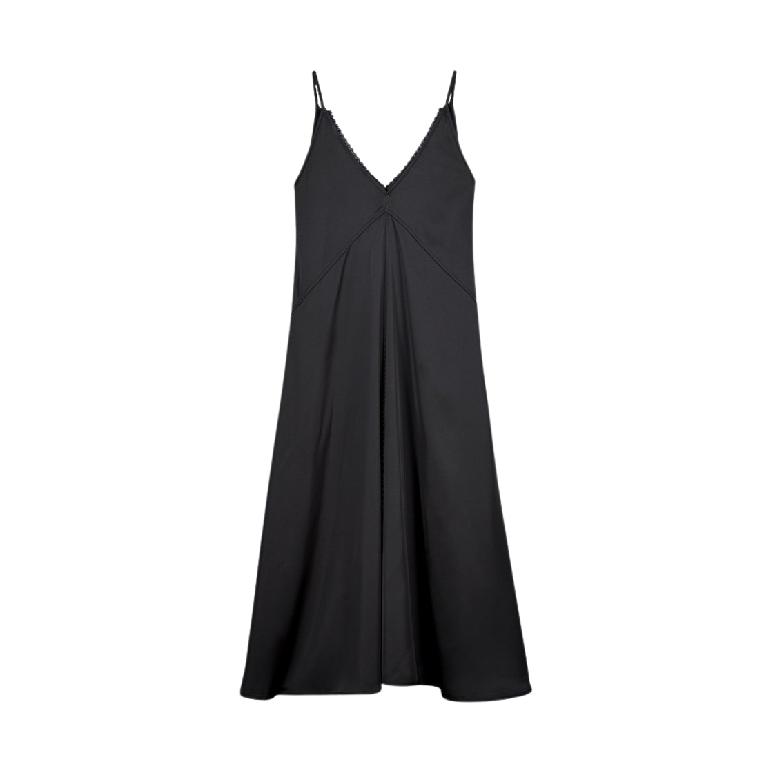 그린버터 실키 사이드 포켓 드레스 블랙