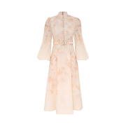 (W) Zimmerman Crush Buttoned Midi Dress Ciara Floral