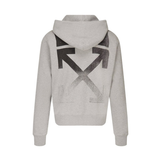 Off-White Degrade Arrow Hoodie Grey Black