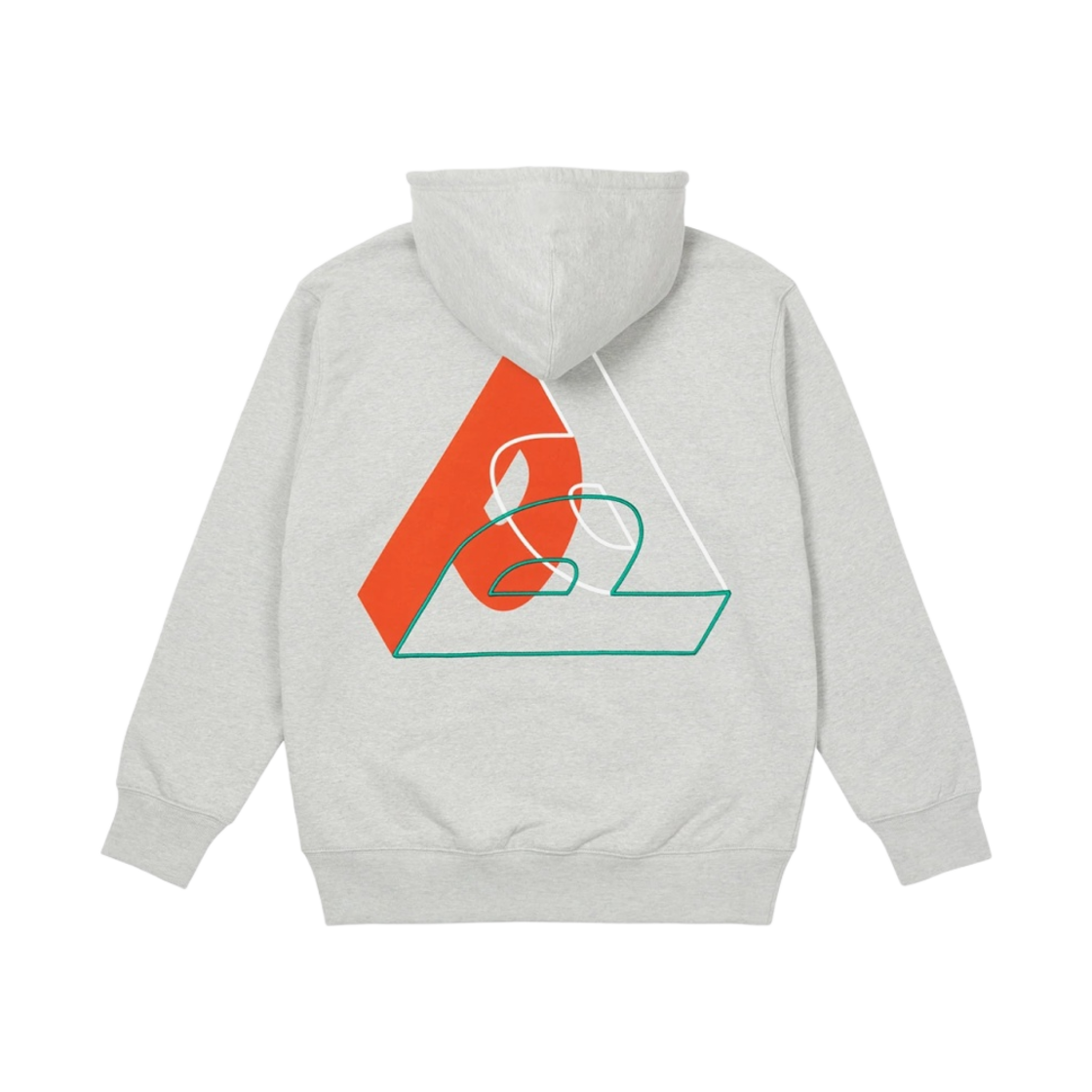 - Palace Big P Hood Grey Marl - 22SS