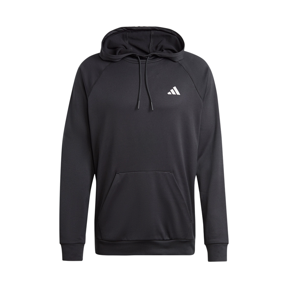 아디다스 게임 앤 고 트레이닝 스몰 로고 삼선 후드 블랙 - KR 사이즈(Adidas Game and Go Training Small Logo 3-Stripes Hoodie Black - KR Sizing) - 1