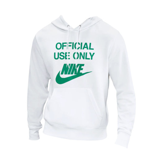 Nike Club French Terry Pullover Hoodie White Stadium Green - Asia