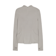 OJOS Half Full Zipper Hoodie Beige