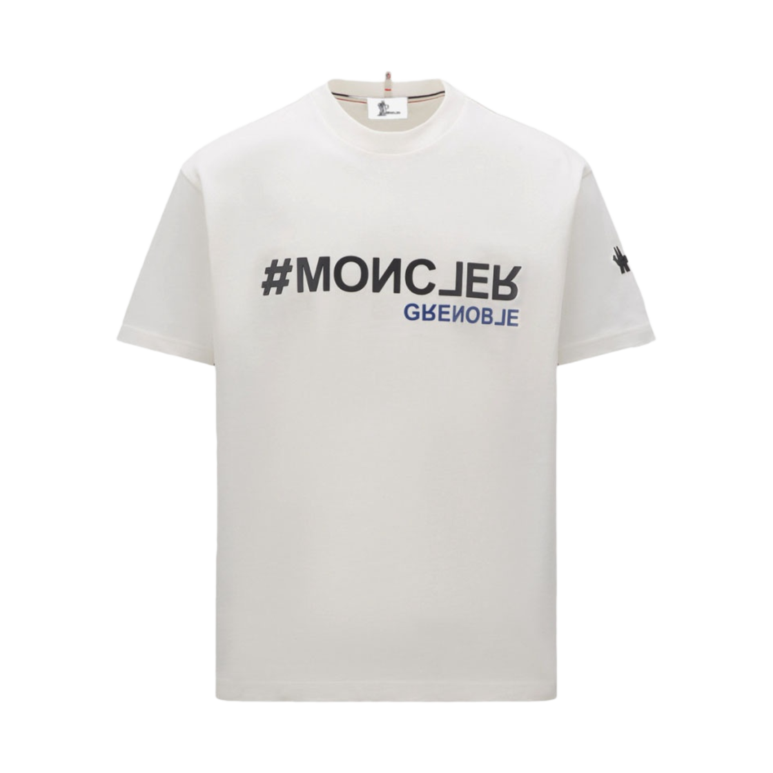몽클레르 로고 티셔츠 스노우 화이트 - 23SS(Moncler Logo T-Shirt Snow White - 23SS) - 1
