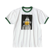 Kapital 20 Tenjiku Ringer T-Shirt Nene Pt White