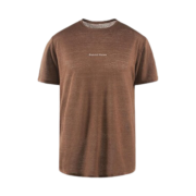 District Vision Logo Print Hemp T-Shirt Cacao