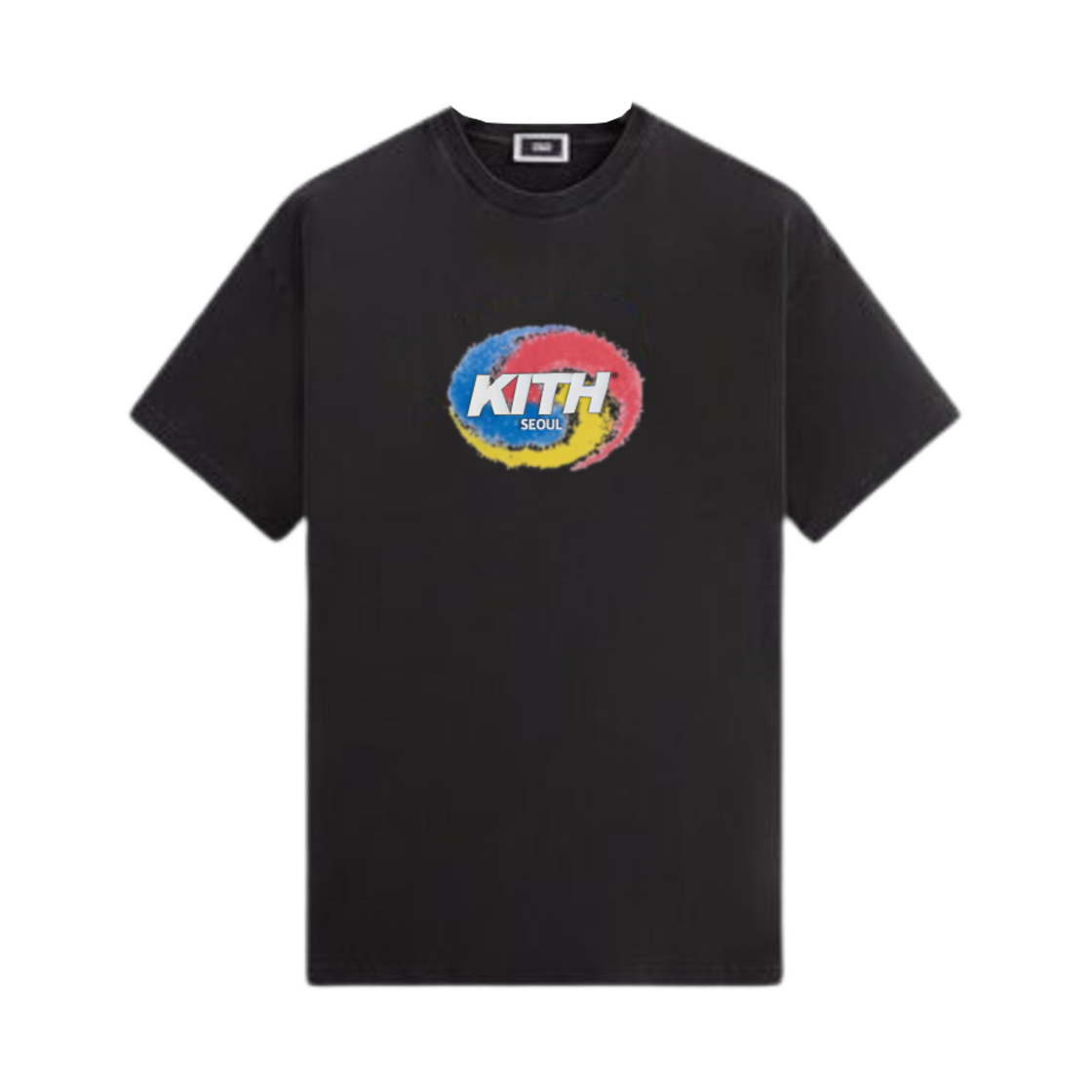 KHM032130-001 Kith Seoul Spiral Vintage T-Shirt Black