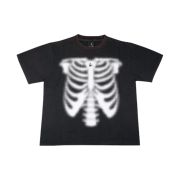 Darkr8m Studio Shibuya Logo Bones T-Shirt Black