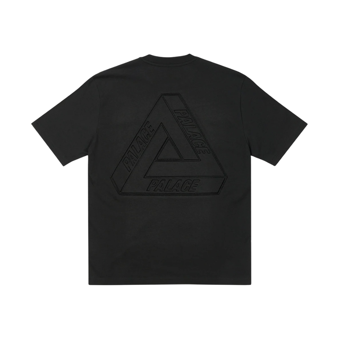 - Palace Tri-Ferg Embossed T-Shirt Black - 22SS