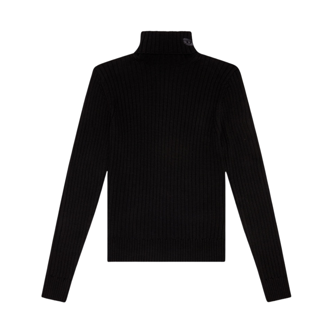 디젤 K-리스토퍼 립드 울 터틀넥 점퍼 블랙(Diesel K-Ristopher Ribbed Wool Turtleneck Jumper Black) - 1