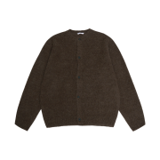 STU Mohair Cardigan Brown