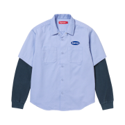 Supreme Thermal Sleeve Work Shirt Light Blue - 23FW
