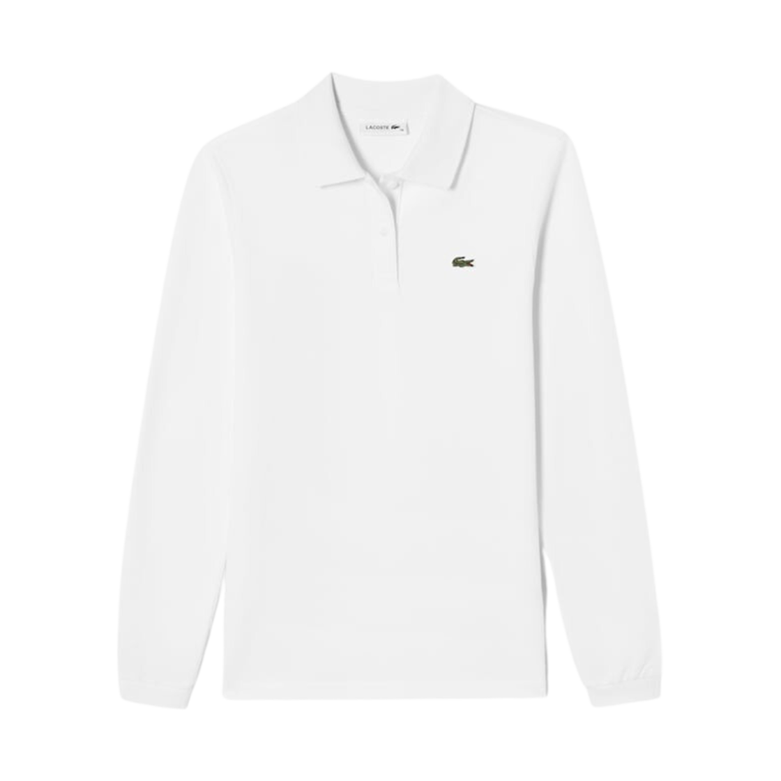 (W) 라코스테 베이직 클래식 핏 폴로 화이트((W) Lacoste Basic Classic Fit Polo White) - 1