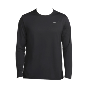 Nike Dri-Fit UV Miler Long Sleeve Running Top Black - Asia